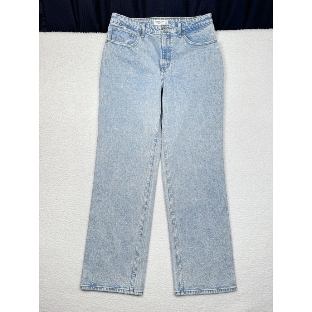 ABERCROMBIE & FITCH Jeans- The 90s Relaxed Jean High Rise - Blue - 32 x 32